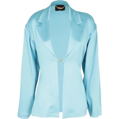 Satin Jacket , female, Sizes: S - Blumarine - Modalova