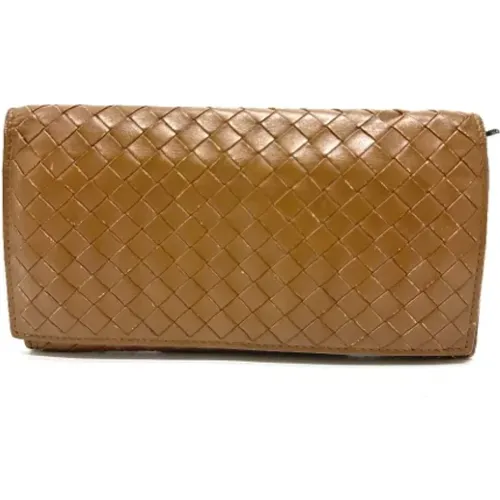 Pre-owned Wallets, female, , Size: ONE SIZE Pre-owned Leather wallets - Bottega Veneta Vintage - Modalova