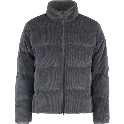 Down Jackets, male, , Size: L Ultralight Down Jacket in Cashmere and Cotton - PAUL & SHARK - Modalova