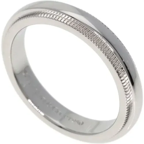 Pre-owned Jewellery, female, , Size: ONE SIZE Pre-owned Platinum rings - Tiffany & Co. Pre-owned - Modalova