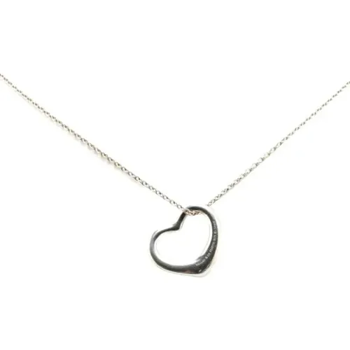 Pre-owned Jewellery, female, , Size: ONE SIZE Pre-owned Silver necklaces - Tiffany & Co. Pre-owned - Modalova