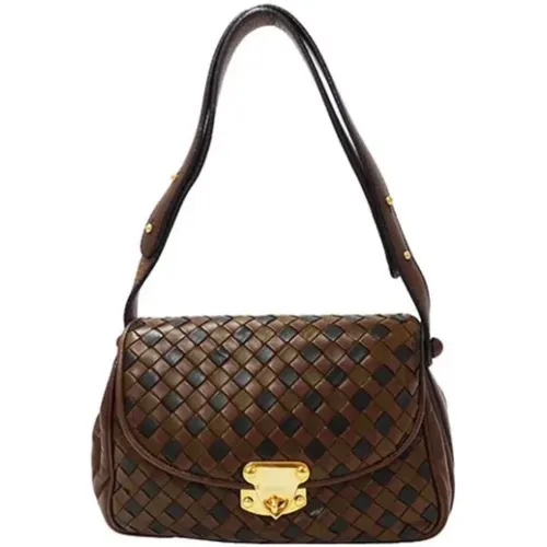 Pre-owned Leder schultertasche - Bottega Veneta Vintage - Modalova