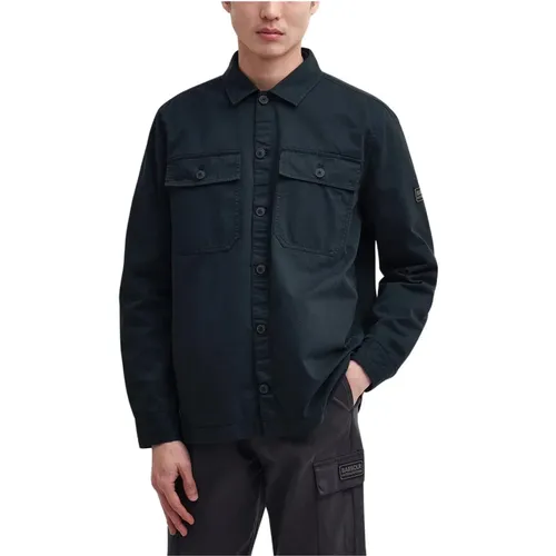 Military-inspired Overshirt , male, Sizes: L, M, XL - Barbour - Modalova