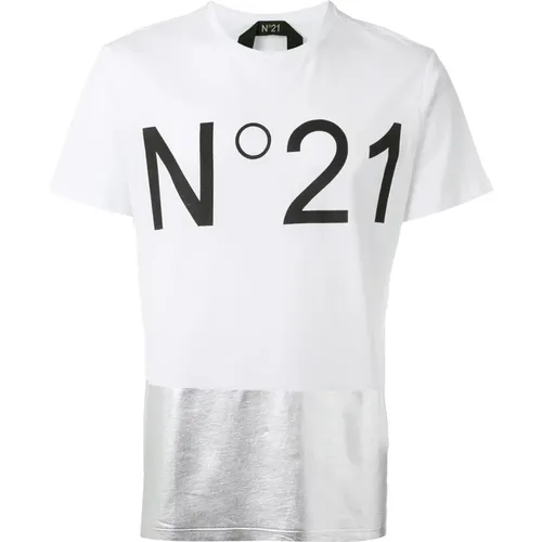 T-Shirts , Herren, Größe: L - N21 - Modalova