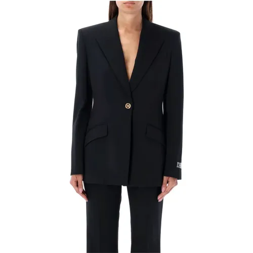 Tailored Blazer Jacket , female, Sizes: S, XS - Versace - Modalova