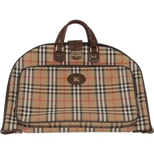 Pre-owned Accessories, female, , Size: ONE SIZE Pre-owned Canvas travel-bags - Burberry Vintage - Modalova