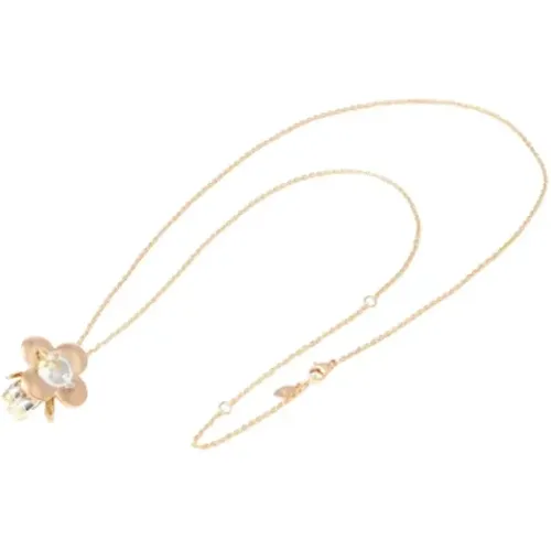 Pre-owned Jewellery, female, , Size: ONE SIZE Pre-owned Rose Gold necklaces - Louis Vuitton Vintage - Modalova