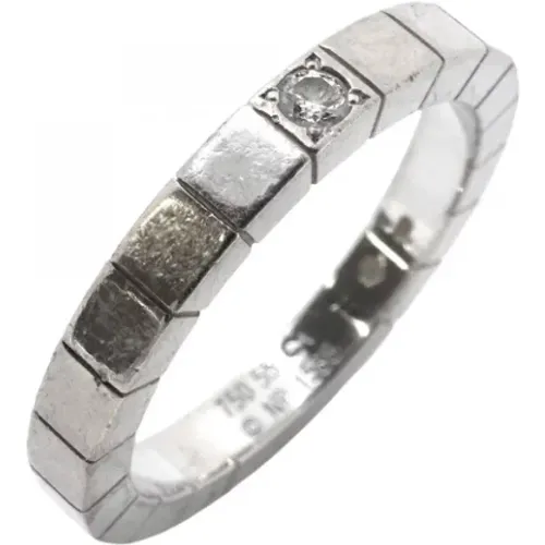 Pre-owned Jewellery, male, , Size: ONE SIZE Pre-owned White Gold rings - Cartier Vintage - Modalova