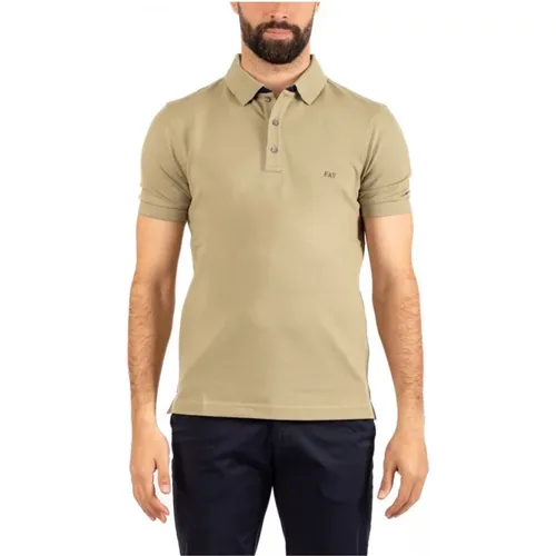 Men's Polo Shirt , male, Sizes: L, M, XS, S, XL, 2XL - Fay - Modalova
