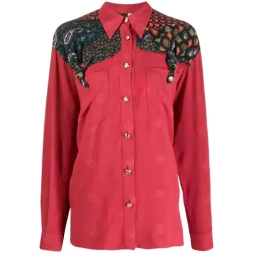 Pre-owned Shirts & Blouses, female, , Size: S Pre-owned Fabric tops - Moschino Pre-Owned - Modalova