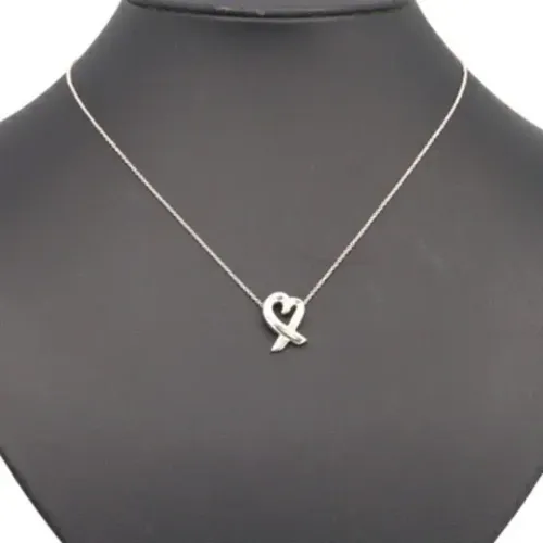 Pre-owned Jewellery, female, , Size: ONE SIZE Pre-owned Silver necklaces - Tiffany & Co. Pre-owned - Modalova