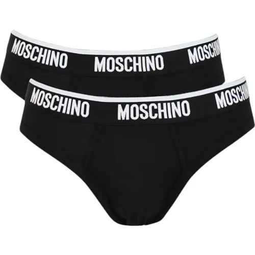 Bottoms, male, , Size: L Silk Slip Set - Moschino - Modalova