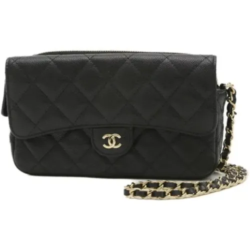 Pre-owned Leather chanel-bags , female, Sizes: ONE SIZE - Chanel Vintage - Modalova