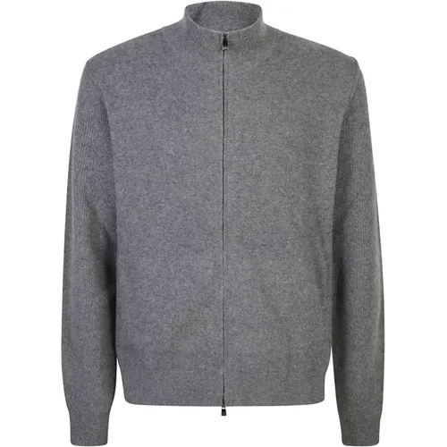 Graue Pullover für Männer , Herren, Größe: XL - Corneliani - Modalova