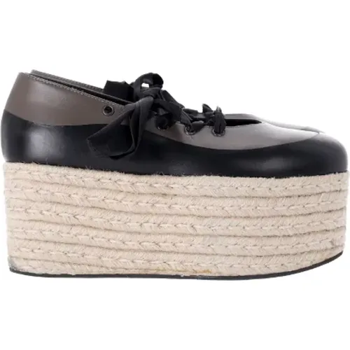 Pre-owned Sneakers, female, , Size: 10 US Pre-owned Leather espadrilles - Marni Pre-owned - Modalova