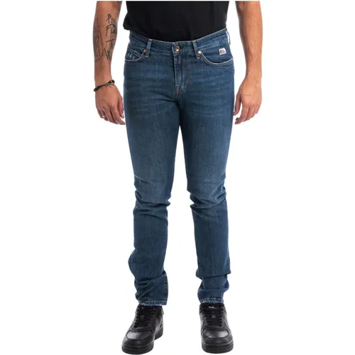 Special Denim Stretch Light Used , male, Sizes: W32 - Roy Roger's - Modalova