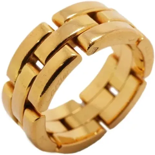 Pre-owned Jewellery, female, , Size: ONE SIZE Pre-owned Gold rings - Cartier Vintage - Modalova