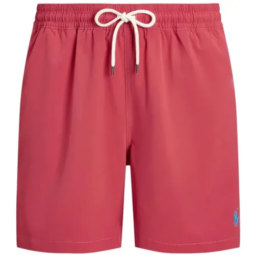 Rote Swim Shorts , Herren, Größe: S - Ralph Lauren - Modalova
