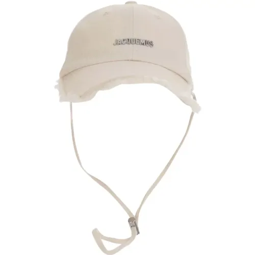 Caps, unisex, , Size: 58 CM Logo Cotton Drawstring Hat - Jacquemus - Modalova