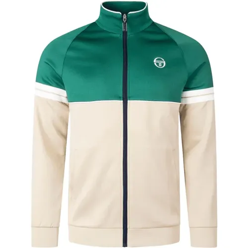 OrionSTM Tracktop mit Slim Fit Zip , Herren, Größe: XL - Sergio Tacchini - Modalova