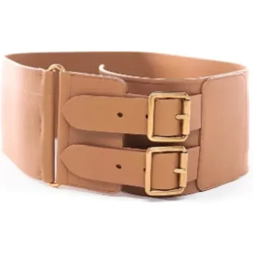 Pre-owned Leather belts , female, Sizes: ONE SIZE - Dior Vintage - Modalova