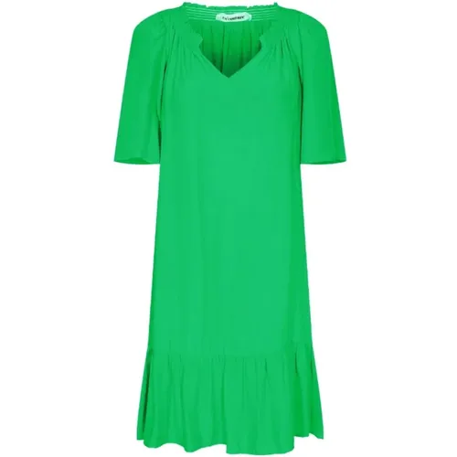 Grünes Sunrise Flow Crop Kleid , Damen, Größe: L - Co'Couture - Modalova