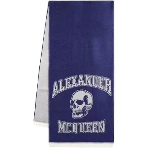 Winter Scarves, male, , Size: ONE SIZE Wool scarves - alexander mcqueen - Modalova