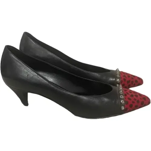 Pre-owned Leather heels , female, Sizes: 4 UK - Yves Saint Laurent Vintage - Modalova