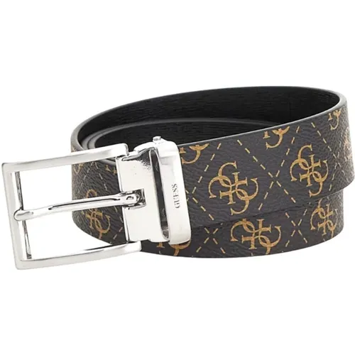 Belts, male, , Size: M Synthetic Men's Belt - Guess - Modalova