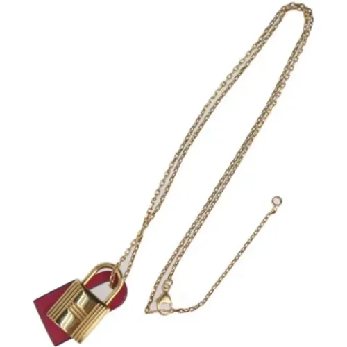 Pre-owned Jewellery, female, , Size: ONE SIZE Pre-owned Metal necklaces - Hermès Vintage - Modalova