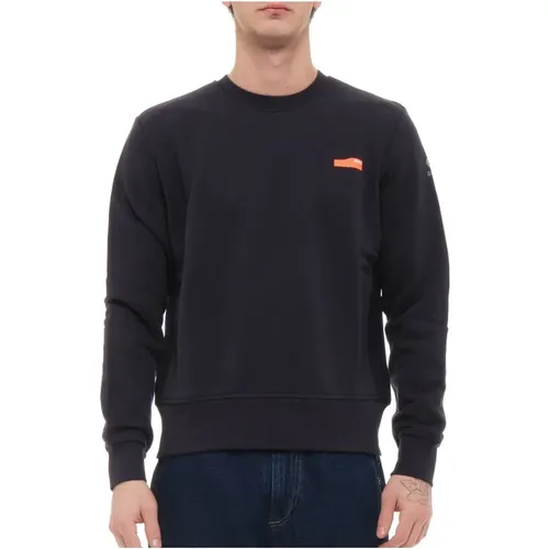 Dunkelblauer Stylischer Pullover , Herren, Größe: M - Suns - Modalova