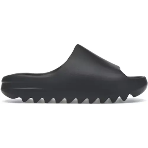 Yeezy Slide Slate Grey Sandals , male, Sizes: 9 UK, 10 1/2 UK - Adidas - Modalova