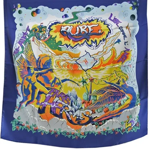 Pre-owned Scarves, female, , Size: ONE SIZE Pre-owned Silk scarves - Hermès Vintage - Modalova