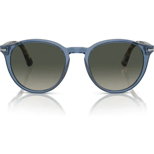 Marineblaue Sonnenbrille mit Verlaufsgläsern , unisex, Größe: ONE Size - Persol - Modalova