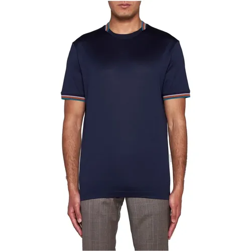 Stylish T-shirts and Polos Collection , male, Sizes: L, XL, M, S - PS By Paul Smith - Modalova