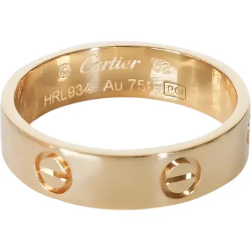 Pre-owned Gold rings , female, Sizes: ONE SIZE - Cartier Vintage - Modalova