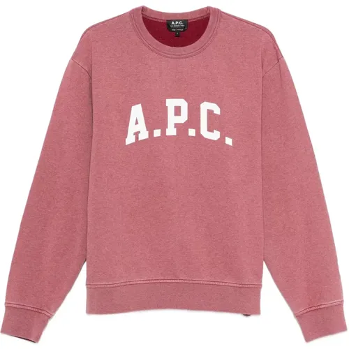 Sweatshirts, male, , Size: S Crewneck Sweatshirt - A.p.c. - Modalova