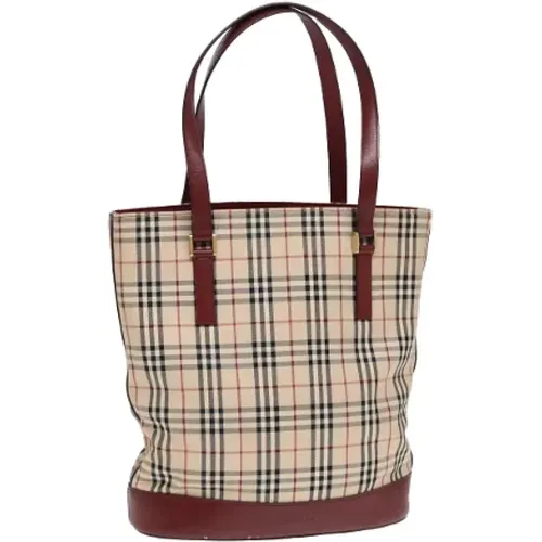 Pre-owned Tote Bags, female, , Size: ONE SIZE Pre-owned Canvas totes - Burberry Vintage - Modalova