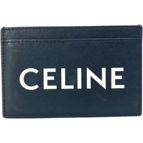 Pre-owned Wallets, male, , Size: ONE SIZE Pre-owned Leather wallets - Celine Vintage - Modalova