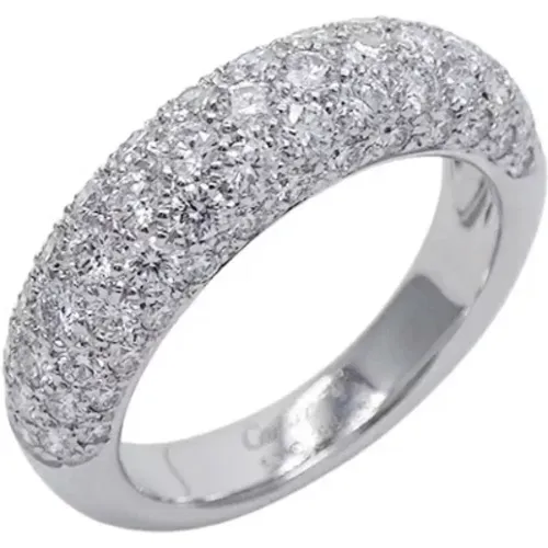 Pre-owned Jewellery, female, , Size: ONE SIZE Pre-owned Platinum rings - Cartier Vintage - Modalova