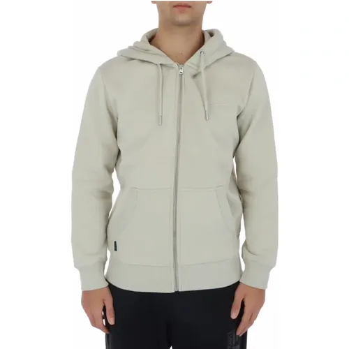 Bedruckter Reißverschluss-Kapuzenpullover - Superdry - Modalova