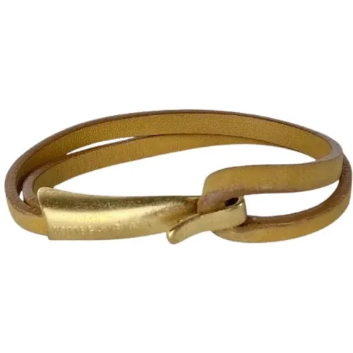 Pre-owned Jewellery, female, , Size: ONE SIZE Vintage Gold Bracelets - Bottega Veneta Vintage - Modalova