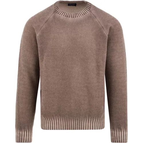 Taube Grauer Pullover Modell D8K103Tc , Herren, Größe: L - Drumohr - Modalova