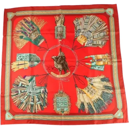 Pre-owned Silk scarves , female, Sizes: ONE SIZE - Hermès Vintage - Modalova