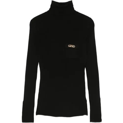 Turtlenecks, female, , Size: M Sweater Chic Style - Elisabetta Franchi - Modalova