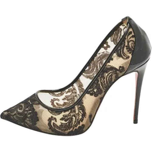 Pre-owned Lace heels , female, Sizes: 2 UK - Christian Louboutin Pre-owned - Modalova