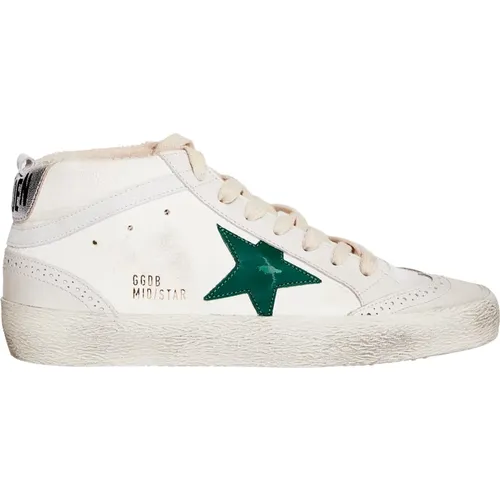 Sneakers, male, , Size: 8 US Mens Shoes Sneakers Green Silver Ss23 - Golden Goose - Modalova