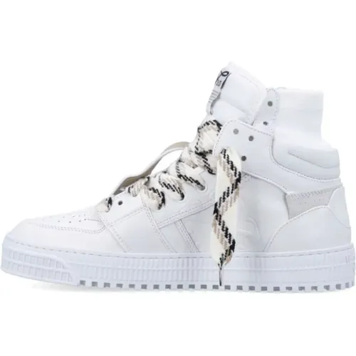 Off , Sneakers, male, , Size: 10 US High-Top Sneakers with Arrows - Off White - Modalova