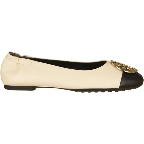 Claire Cap Toe Ballet Shoes , female, Sizes: 4 1/2 UK, 4 UK, 3 UK - TORY BURCH - Modalova