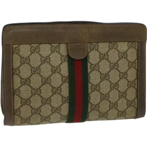 Pre-owned Clutches, female, , Size: ONE SIZE Pre-owned Clutch - Gucci Vintage - Modalova